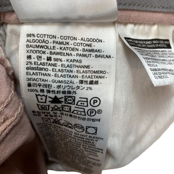 Levi 505 Straight Leg Jeans Womens Mid Rise Straight Leg Size 33 Pink - Picture 8 of 15